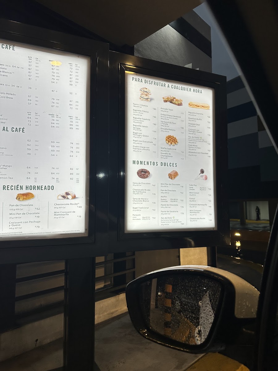 Starbucks Radisson Toluca Menu - Image 2